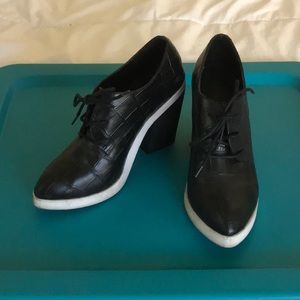 Chunky lace up heels by ASOS size 7.5